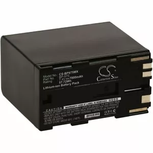 Batería para Videocámara Canon XL H1, XL H1A 7,4V 7800mAh/57,7Wh Li-Ion Negro - Imagen 1 de 1