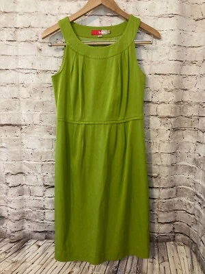 Vestido Boden para mujer 6 funda de seda verde guisante sin mangas forrado halter cuello cremallera Foto 1 de 4