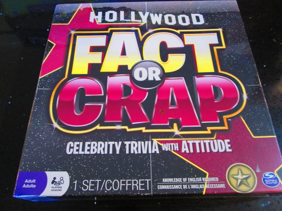 hollywood fact or crap board game, new and sealed - Image 1 of 1