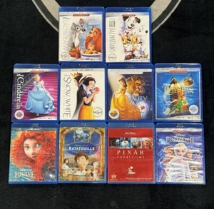 10 DISNEY BLU-RAY + DVD Disc Movie Bundle *Please see description* - Picture 1 of 4