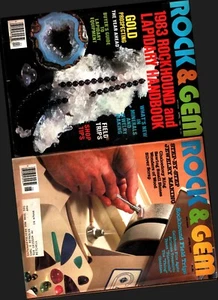 2 VTG Rock & GEM MAGAZINES 1983 ROCKHOUND AND LAPIDARY - Picture 1 of 1
