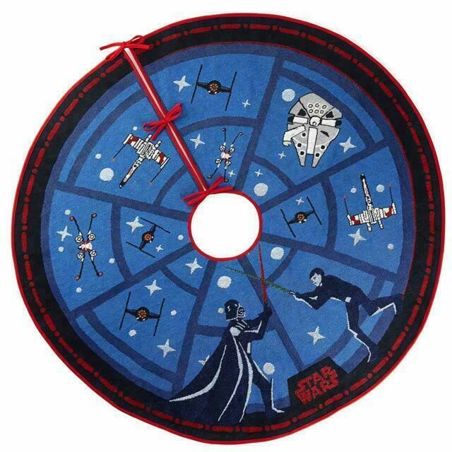 Hallmark 1QFM1243 2018 Star Wars The Force Is Strong Tree Skirt