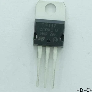 TIP137 Transistor PNP Darlington 100V 8A STM TO-220 RoHS - Imagen 1 de 1