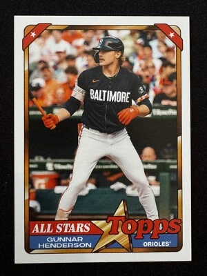 2024 Throwback Thursday Set #30 - 1990 Topps Ames All-Stars #88 Gunnar Henderson - Image 1 of 2