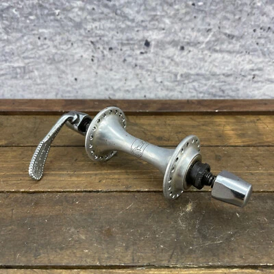 Buje delantero Campagnolo vintage 36h 36 agujeros QR Italia Eroica Campy Record años 80 90 A5 Foto 1 de 4