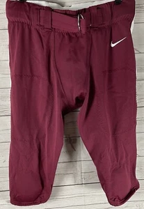 Nike Vapor Untouchable Football Pants Maroon/White Men's Size Large AO4799-612 - Picture 1 of 4