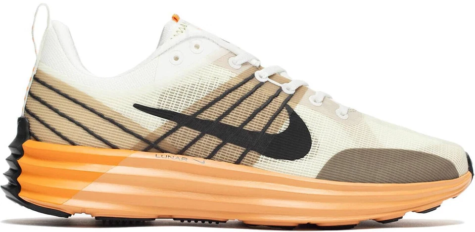 Size 9.5 - Nike Lunar Roam Summit White Khaki Orange