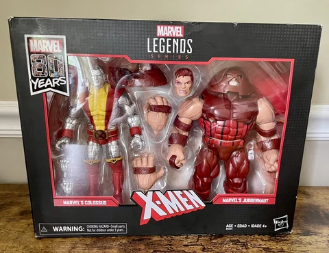 Marvel Legends 80th Anniversary X-Men Colossus Juggernaut 2-Pack Cover