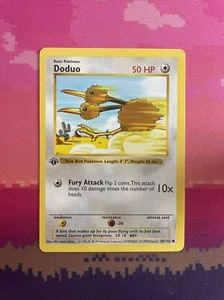 Pokemon Karte Doduo Shadowless 1. Edition Base Set Common 48/102 Near Mint - Bild 1 von 2