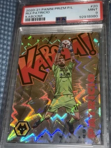Panini Prizm Premier League 2020 Rui Patricio Kaboom! #20 PSA 9 Coleccionar Fútbol - Imagen 1 de 5