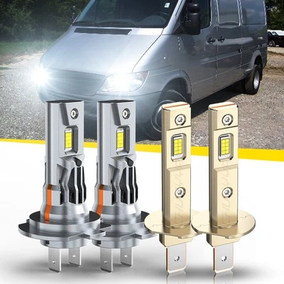 Faros LED para Dodge Sprinter 2500 2003-2006 haz alto y bajo súper blanco 4x Foto 1 de 4