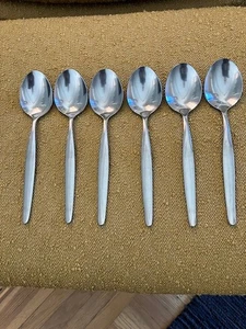 Lot of 6 WMF Cromargam Stainless Tablespoons Laurel  7" - Picture 1 of 3