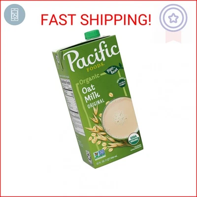 Pacific Foods оригинальное органическое овсяное молоко, растительное молоко, 32 унц картонная коробка - Изображение 1 из 2