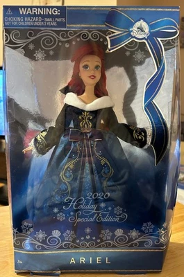 Boneca Disney A Pequena Sereia Ariel Natal Férias Edição Especial 2020 11"" - Imagem 1 de 4