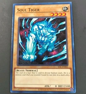 Yu-Gi-Oh! Invasion Of Chaos Soul Tiger Common Card IOC-EN003 NM - Picture 1 of 1