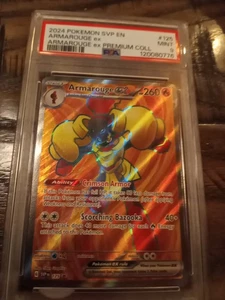 PSA 9 MINT Armarouge ex SVP 125 Black Star Promo Pokemon Premium Collection - Picture 1 of 3