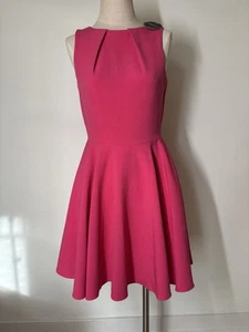 Closet London sleeveless Pink fit and flare skater dress with pockets Size 6 - Picture 1 of 6