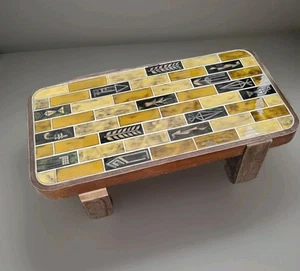 François Chaty Vallauris table basse en céramique Signée-  Décoration Futuristes - Imagen 1 de 20