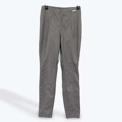 Pantalones ajustados de cuero sintético Marc New York cintura elástica gris moderno Foto 1 de 4