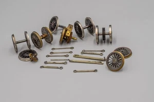 Misc. Steam Locomotive Wheels & Driving Rods - HO/1:87 - Picture 1 of 1