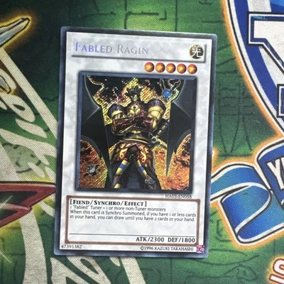 Yugioh! Fabled Ragin HA03-EN058 Secret Rare Unlimited NM - Image 1 of 2