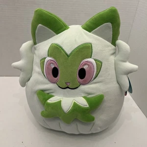 Peluche esclusivo Squishmallow Sprigatito Pokémon 8” nuovo con etichetta - Foto 1 di 3