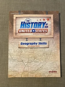 ABeka 4th Grade History Of Our United States Student Geography Skills - Picture 1 of 8