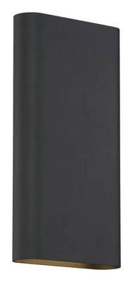 Arandela de parede Access Lighting 20409LEDD preta Lux 12"H LED - 3000K - Imagem 1 de 4