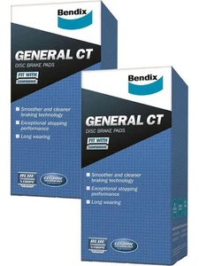 Bendix Front & Rear GCT Brake Pads fits Holden Astra 1.8 AH i - Picture 1 of 12