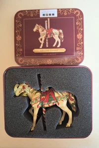 Spur der bemalten Ponys Weihnachtskarussell Ornament Pferd zart schön - Bild 1 von 3