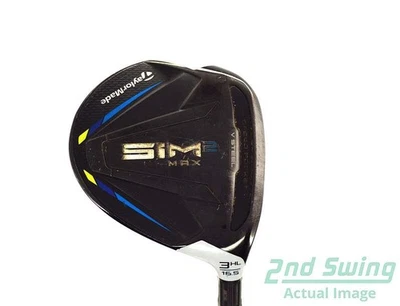 TaylorMade SIM2 MAX Fairway Wood 3 Wood HL 16.5° Graphite Ladies Right 42.0in - Image 1 of 4