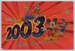 Postal Disneyland Resort 2003 acabado en lámina - Mickey Mouse Donald Duck Goofy - Imagen 1 de 2