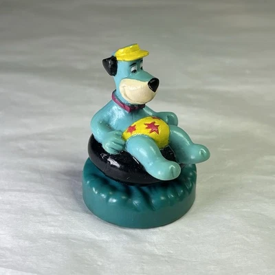 Wendy's 1990 Hanna Barbera Huckleberry Hound Kids Meal Toy Vintage Blue Dog - Image 1 of 4