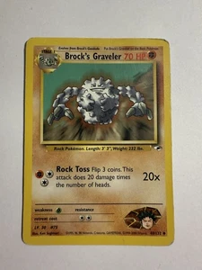 MP Brock's Graveler 40/132 Gym Heroes Uncommon Regular Pokemon Karte Englisch - Bild 1 von 12