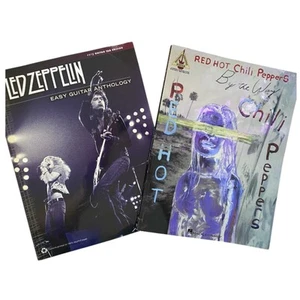 Led Zeppelin Easy Guitar Anthology Book& Red Hot Chili Peppert Music Book - Bild 1 von 8