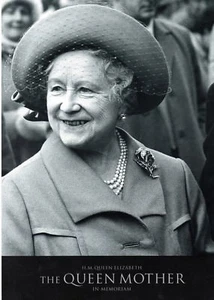 GB - Commems - HM Queen Mother in Memoriam 2002 - A4 photo + full set - 2 scans - Picture 1 of 1