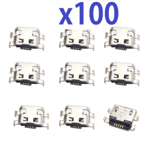 Lote de 100 puertos de cargador micro USB para Alcatel 7040N - Imagen 1 de 1