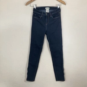 Womens L’AGENCE Jeans Size 23 Andrea High Rise Skinny Ankle Zip Dark Wash - Picture 1 of 7