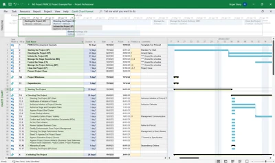 Project Management Templates, Project Planer, Excel, PowerPoint - Image 1 of 4