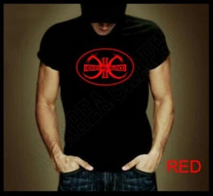 HEROES DEL SILENCIO SENDEROS BLACK T-SHIRT 100% COTTON RED FRONT DESIGN - Picture 1 of 3
