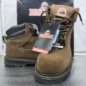 Brahma Herren Stahlkappe Wasserdicht Robust Leder Arbeitsstiefel Größe 9 Neu im Karton Neu mit Etikett - Bild 1 von 12