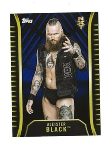 2018 Topps WWE NXT ALEISTER BLACK aka AEW Malaki Black #38/50 - Picture 1 of 2