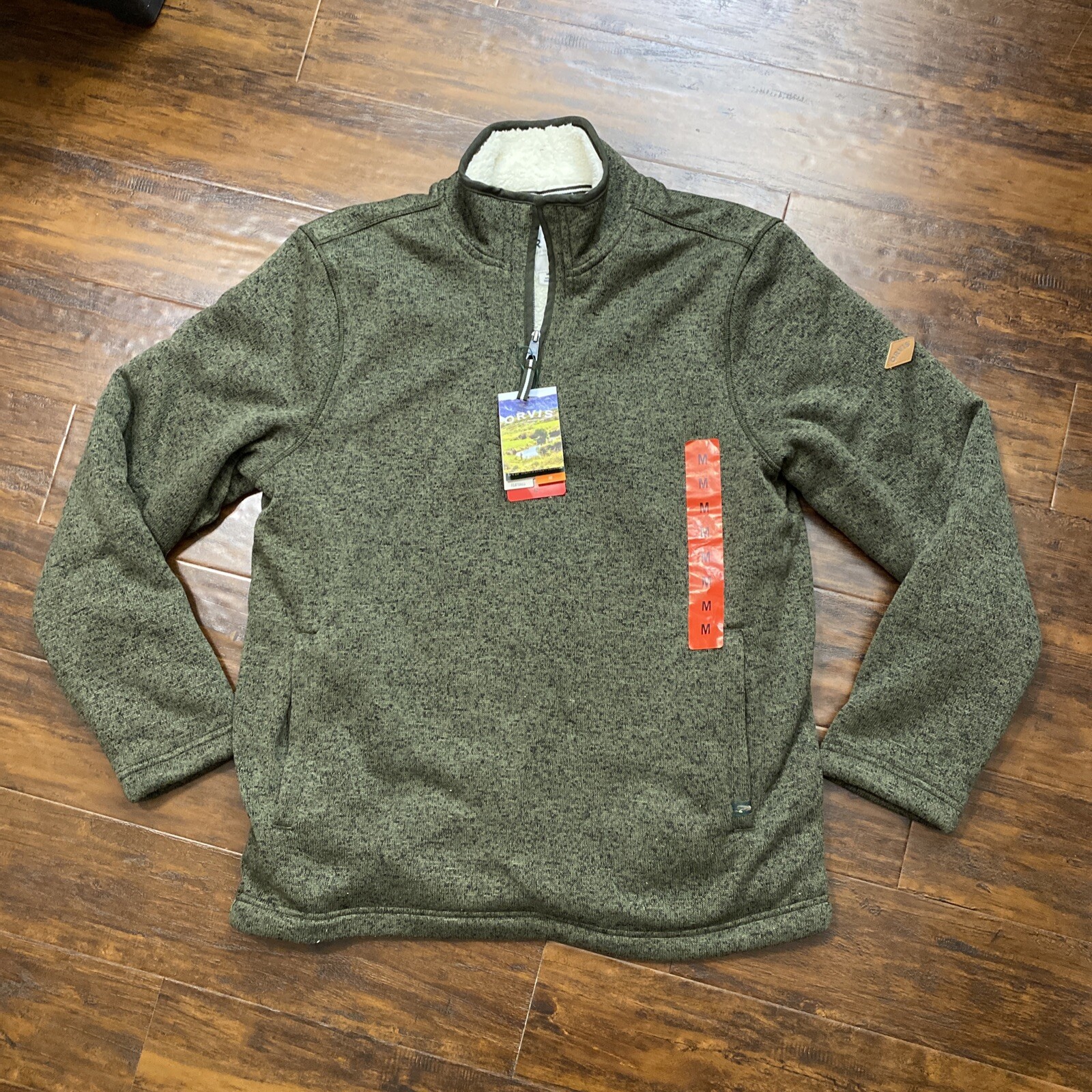 Men's Orvis 1/4 Zip Sherpa Lined 