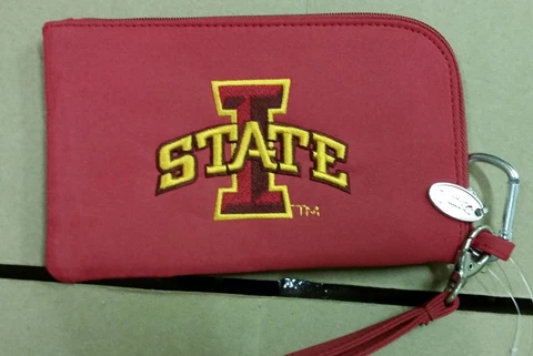Iowa State Cyclones ID Wallet Wristlet Cell Phone Case Charm 14 Purse Cover
