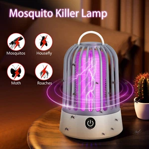 USB Mosquito Killer Lamp Electric Shock Mosquito Killer for Outdoor Camping USA - Picture 1 of 20