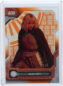 SHIN HATI 2024 TOPPS STAR WARS AHSOKA #0 NYCC EXCLUSIVE "DIFFRACTOR" PROMO 21/25 - Picture 1 of 2