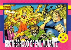 BROTHERHOOD OF EVIL MUTANTS / X-Men Series 1 (Impel 1992) BASE Trading Card #78 - Picture 1 of 2