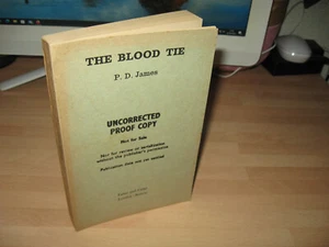 P D James The Blood Tie 1980 Innocent uncorrected proof ex George Locke - rare - Picture 1 of 11