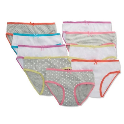 Pack de 9 bragas cortas Maidenform Girl 1270, pop of Heathers, talla 6 Foto 1 de 2
