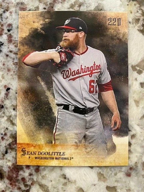 2018 TOPPS X BRYCE HARPER 220 CARD WASHINGTON NATIONALS SEAN DOOLITTLE #13 - Image 1 of 1